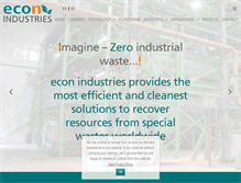 Tablet Screenshot of econindustries.com